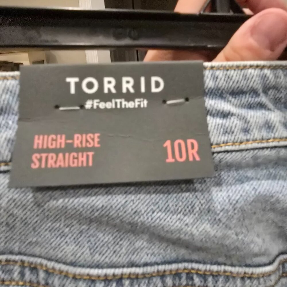 Torrid High Rise Straight Jeans | size 10 R - Picture 7 of 10